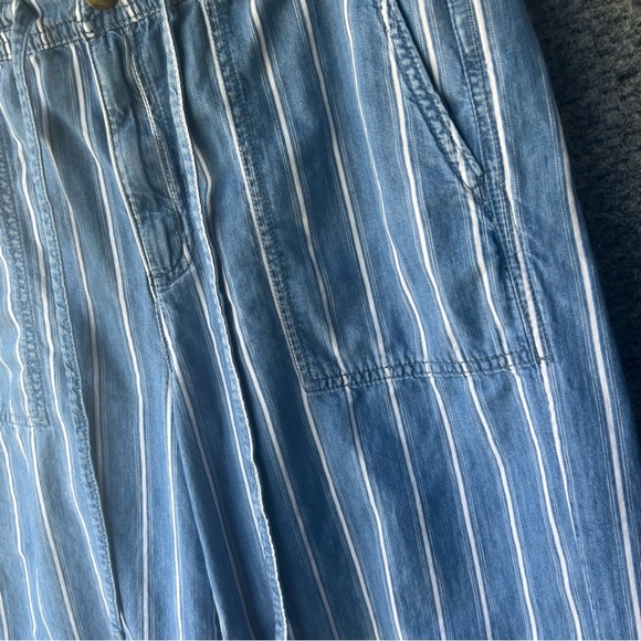 American Eagle Outfitters Blue Striped Pants - Picture 3 of 7
